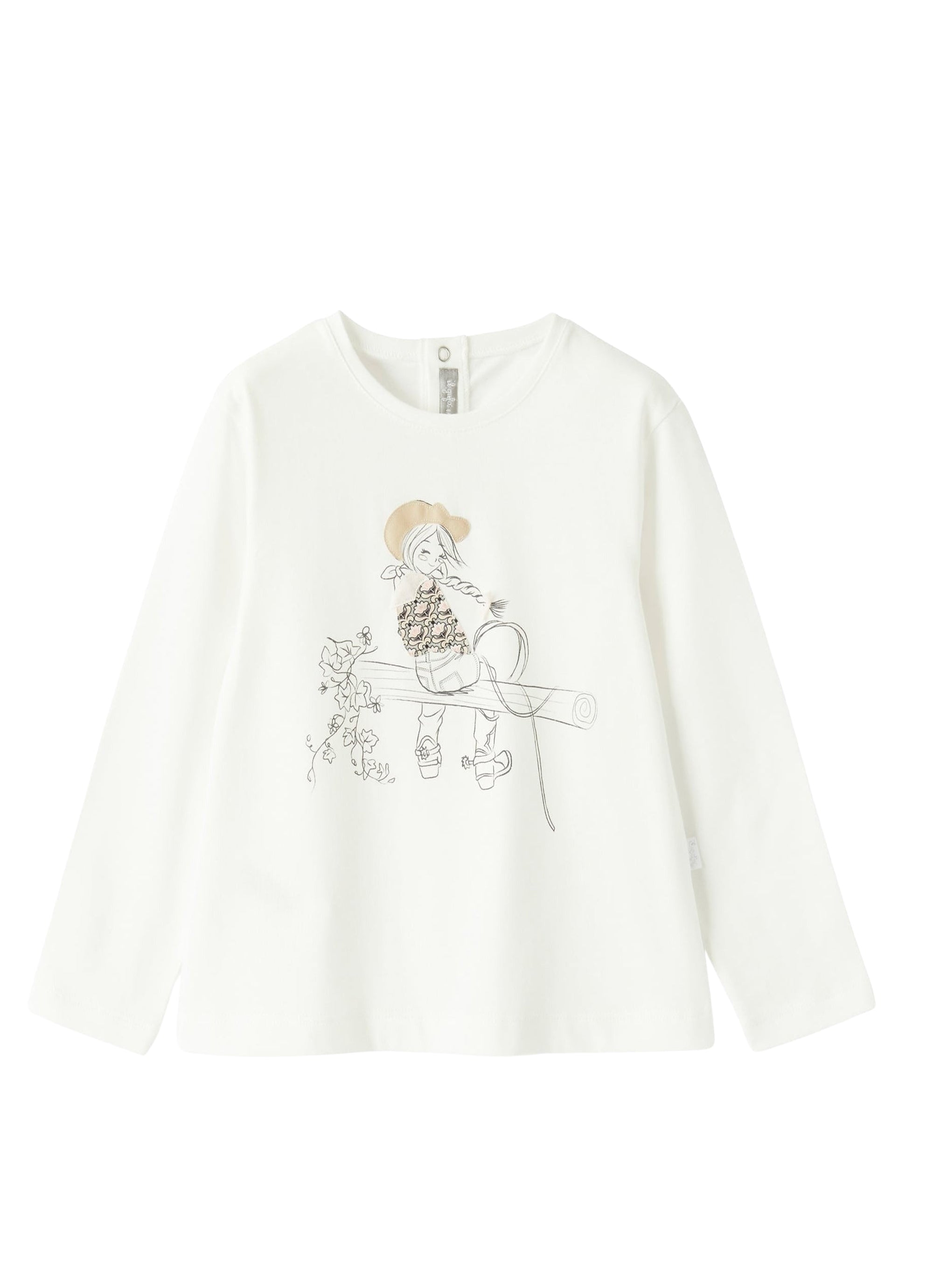 White cow girl T-shirt