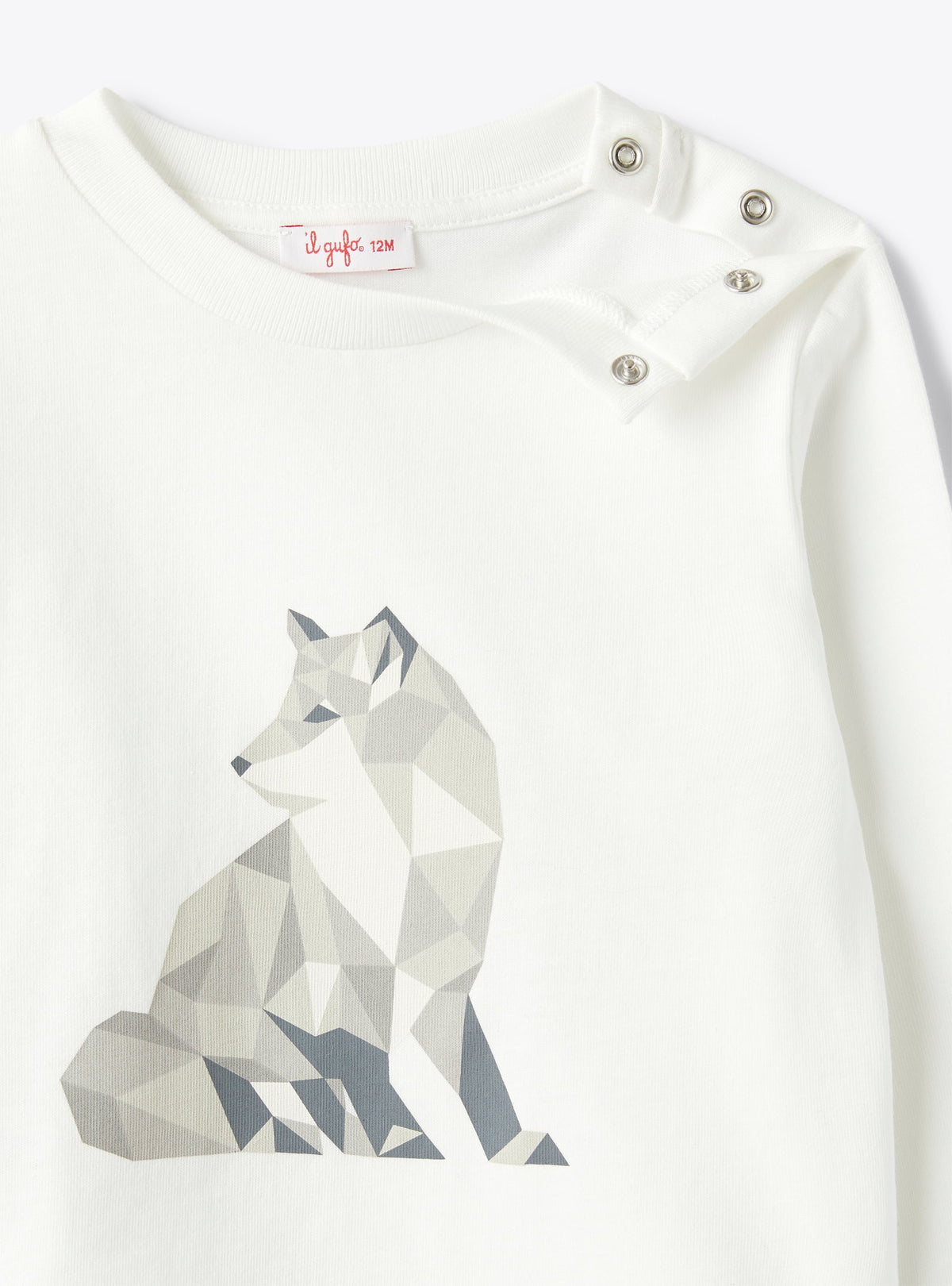 DOUBLON DEVIENT OK PICS / t-shirt neonato con stampa lupo