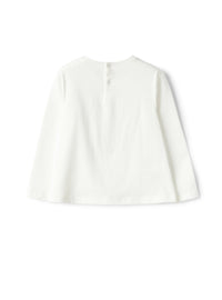 t-shirt manica lunga con  stampa orsetto