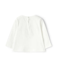 t-shirt neonato con barboncino in teddy