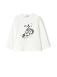 Long-sleeve T-shirt with rodeo print