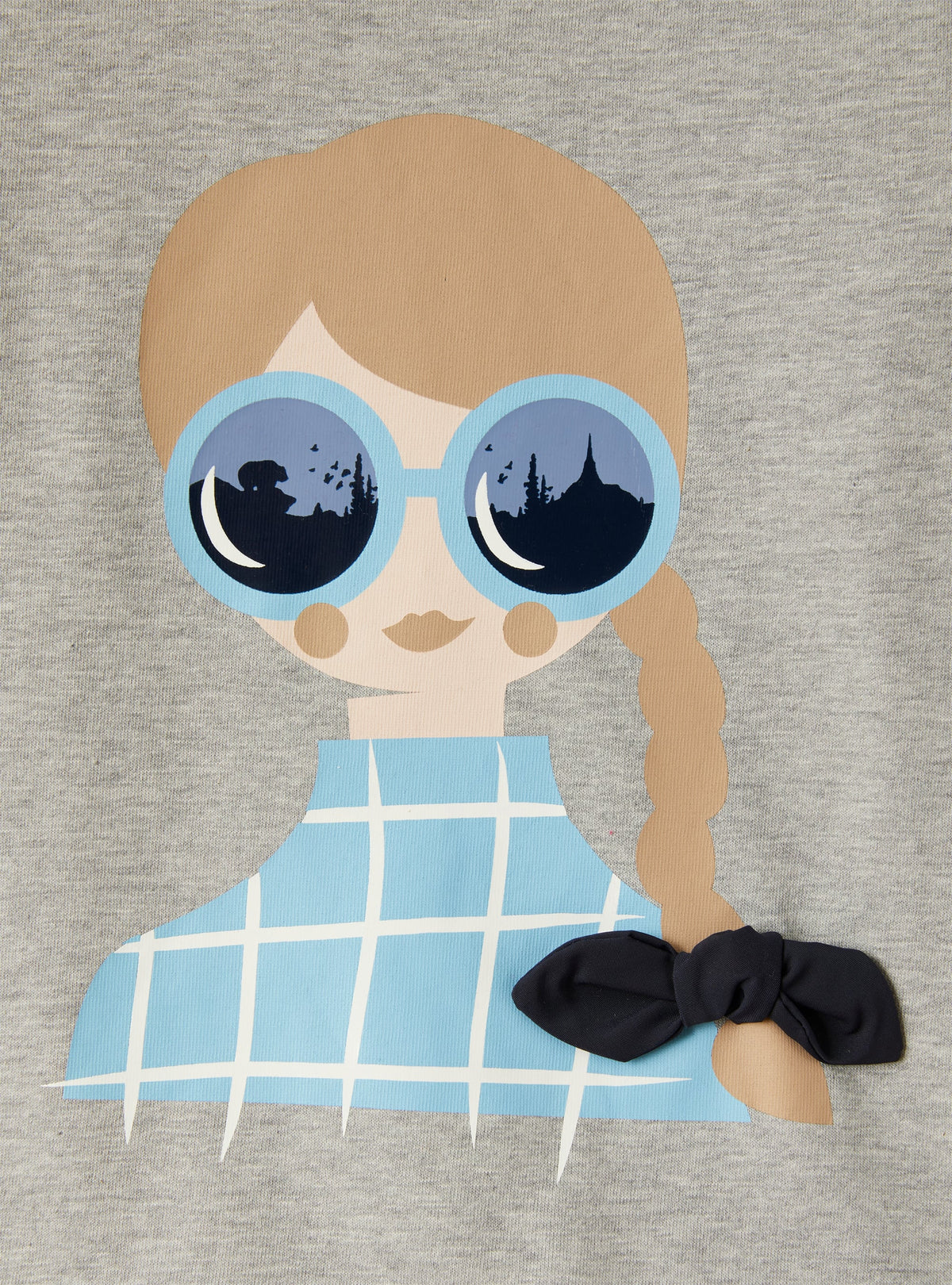 Long-Sleeve T-Shirt With Print Of Little Girl