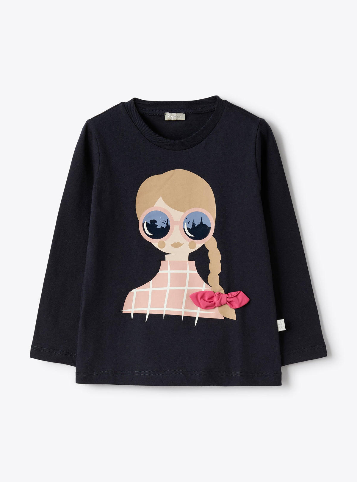 Long-Sleeve T-Shirt With Print Of Little Girl