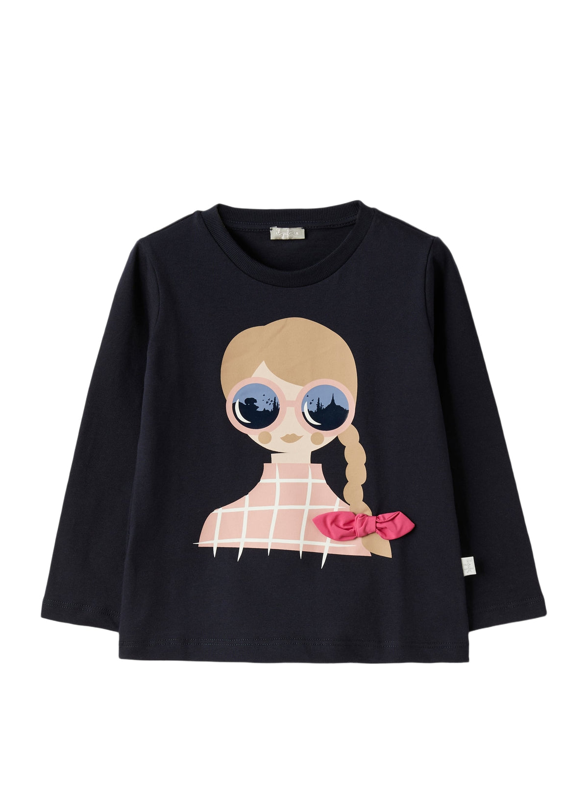 Long-Sleeve T-Shirt With Print Of Little Girl