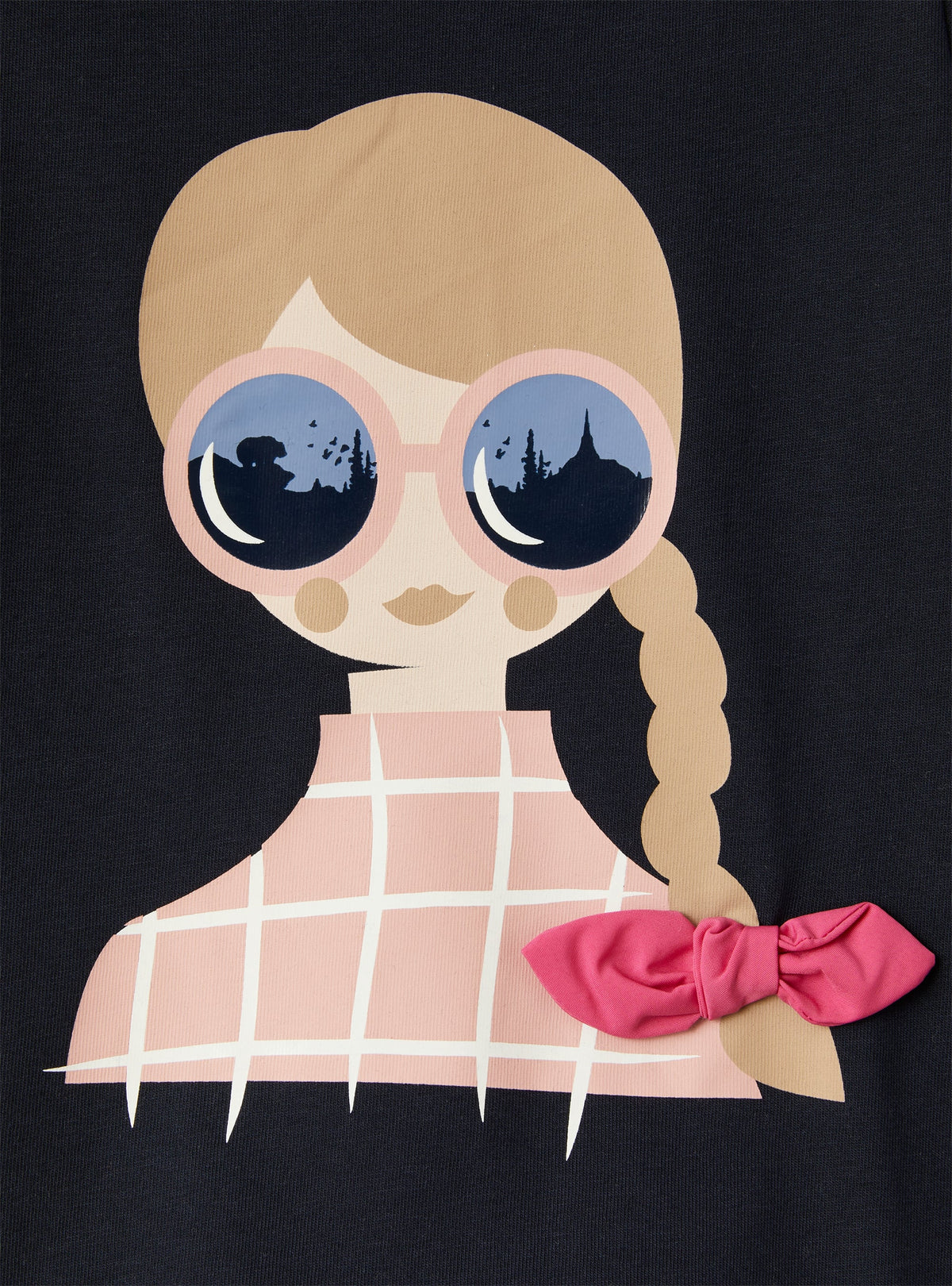 Long-Sleeve T-Shirt With Print Of Little Girl