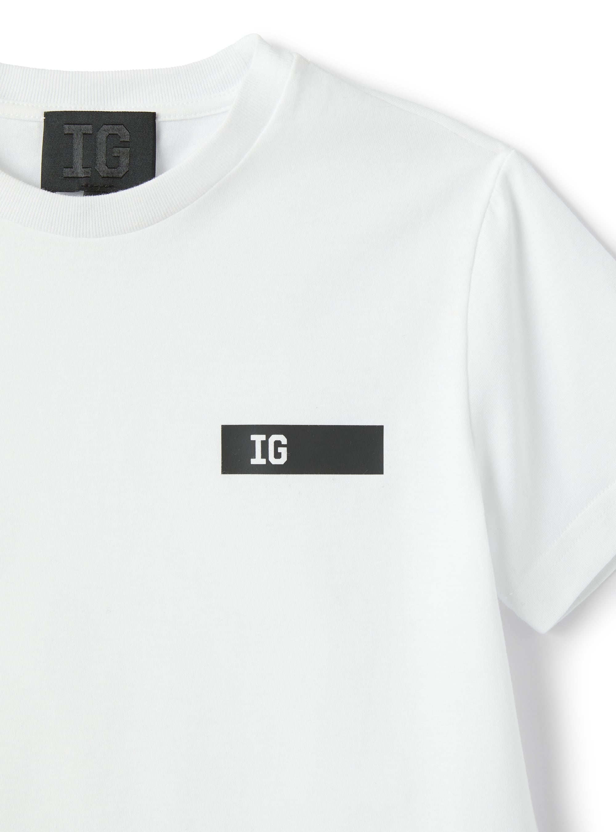 t-shirt m/c in jersey logo IG