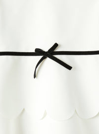 vestito in Sensitive ® Fabrics bianco