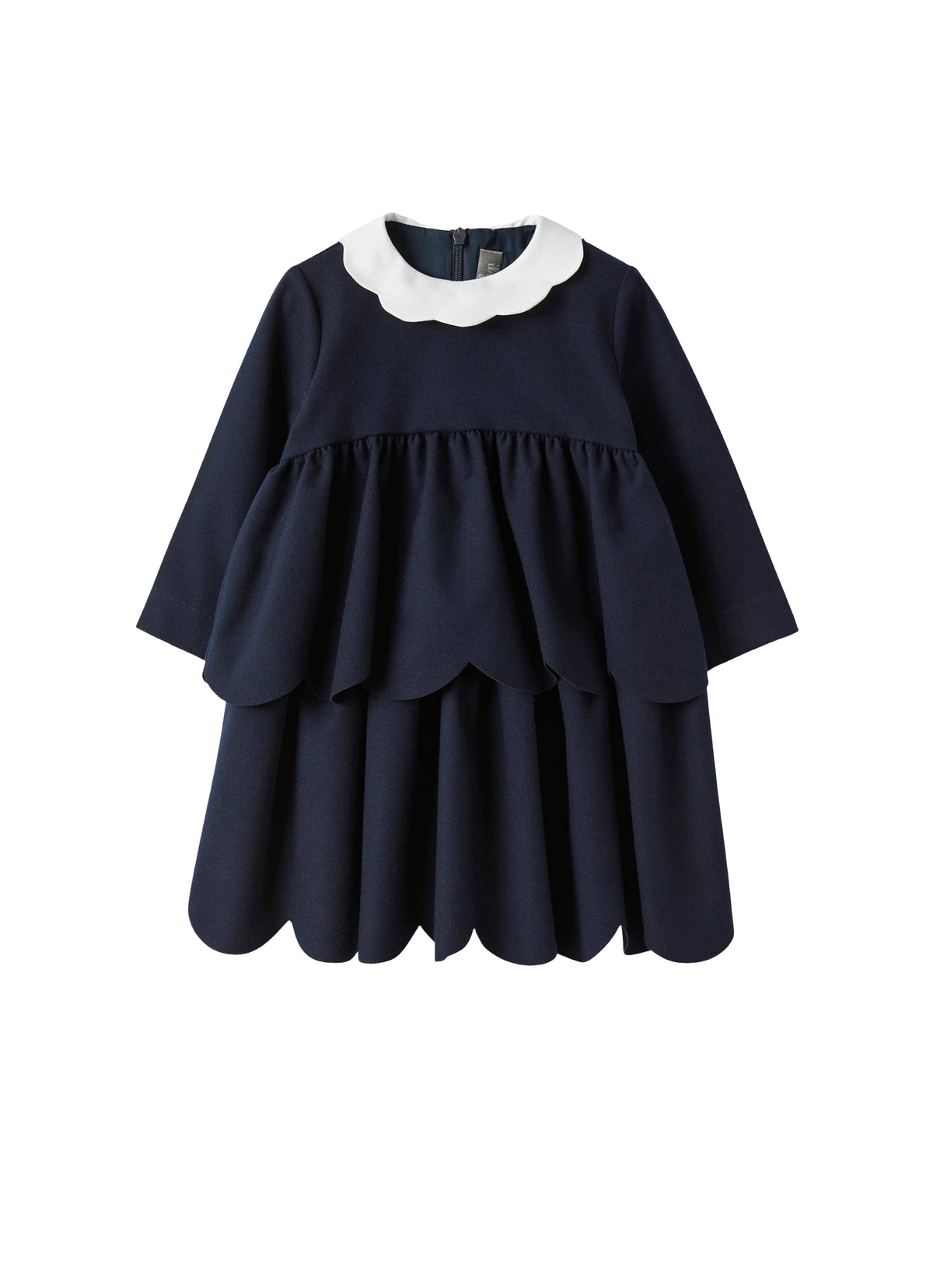 Robe en technowool - Blue Navy