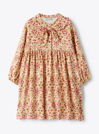 Viscose Dress With Bow Detail