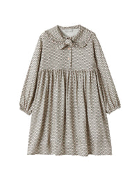Viscose dress with bow detail