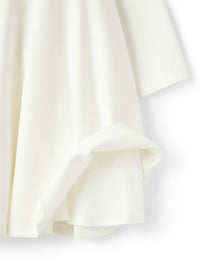 vestito in Technowool con fiori