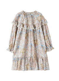vestito in viscosa stampa fiori
