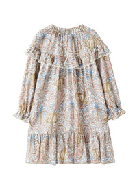 vl556r4004_433 // DOUBLON PAS FUSION /// Dress In Floral-Printed Viscose
