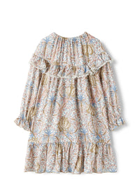 vestito in viscosa stampa fiori