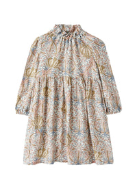 Dress In Floral-Printed Viscose