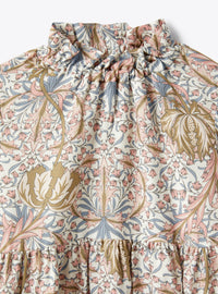 Dress In Floral-Printed Viscose