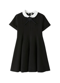 vm730m0041_099 // DOUBLON PAS FUSION /// DOUBLON DEVIENT OK PICS / vestito in punto milano con colletto