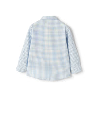 Flannel shirt with check pattern