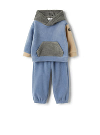 Color-block fleece set
