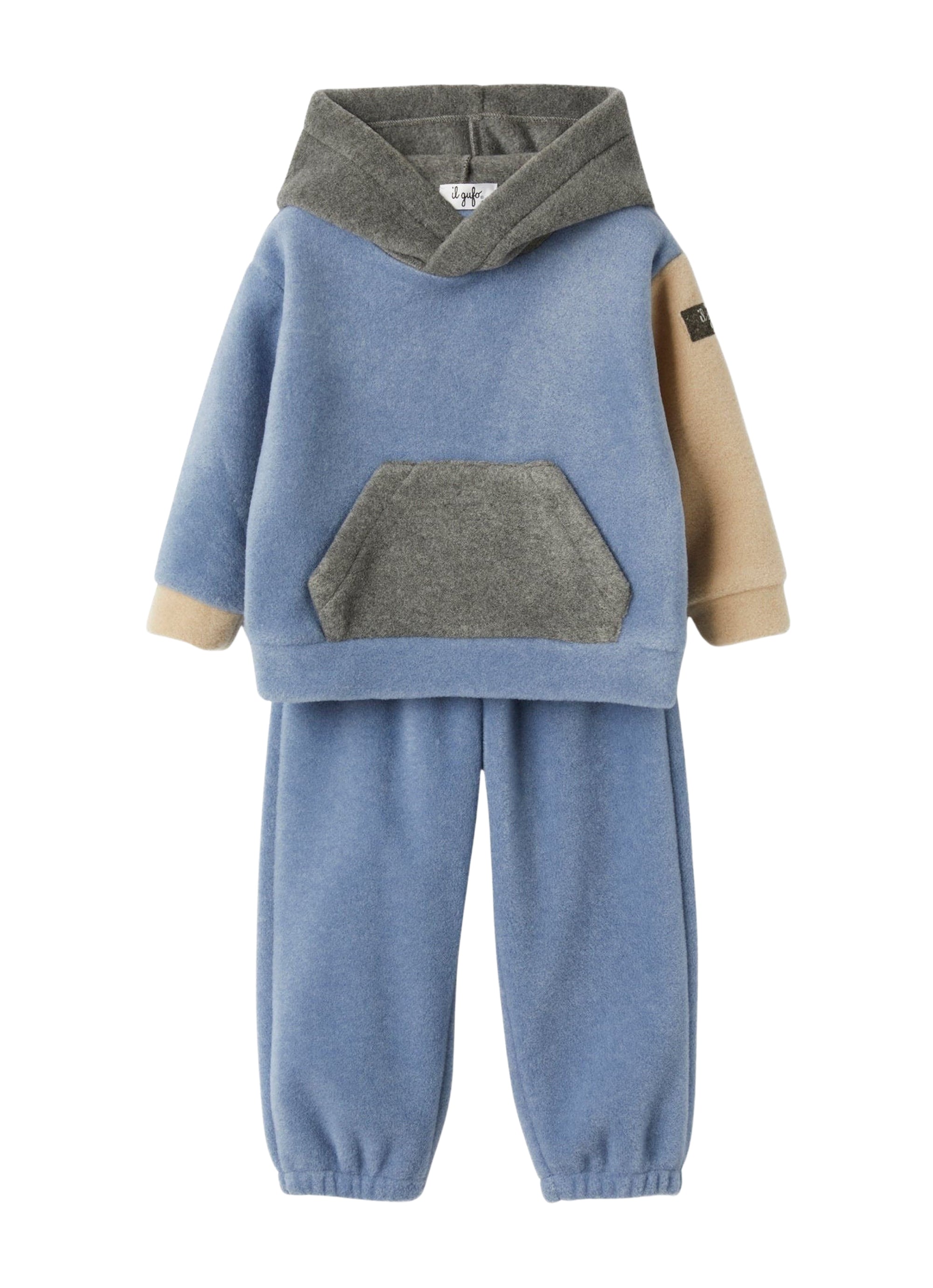 Color-block fleece set