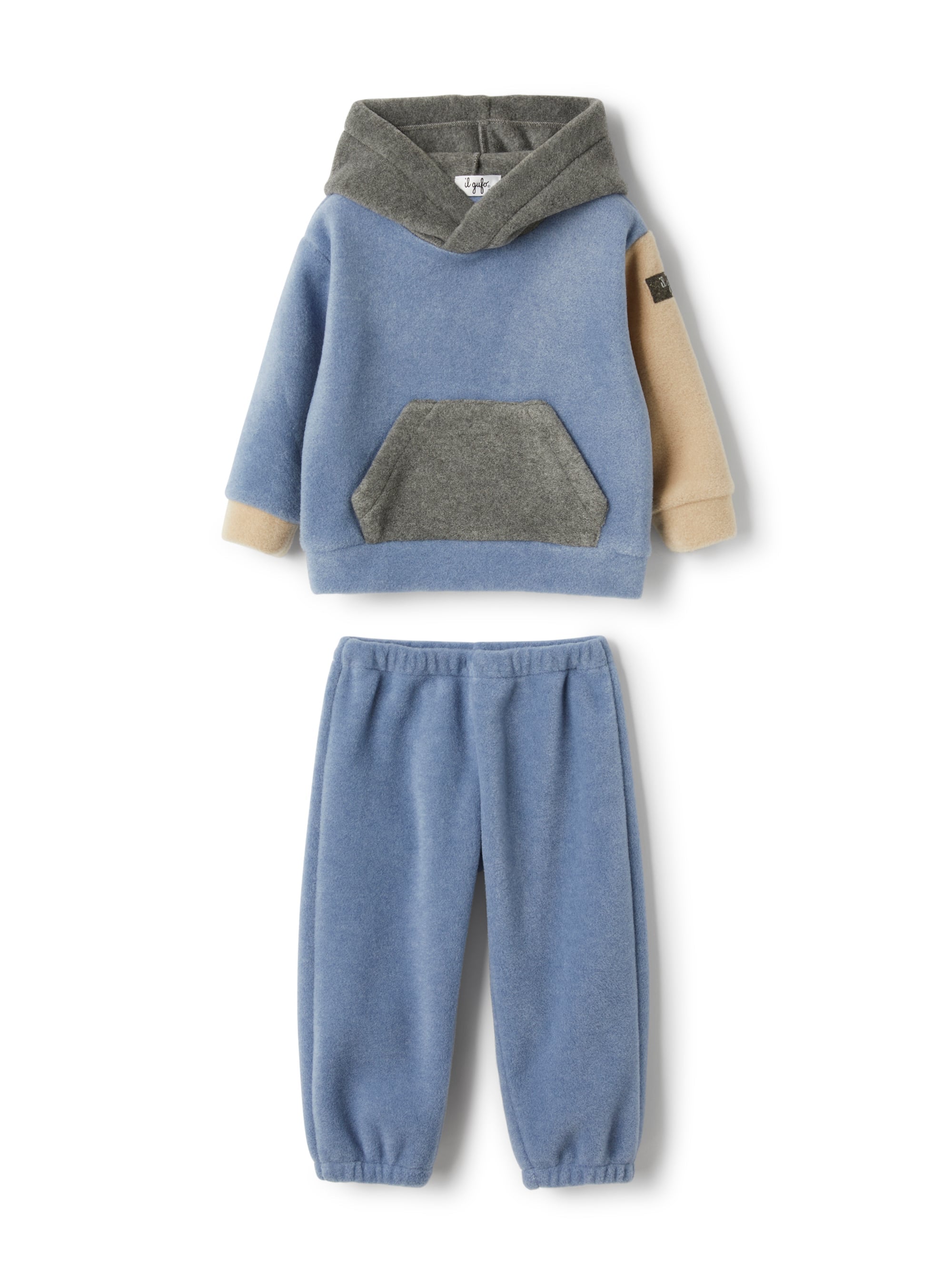Color-block fleece set
