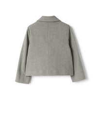 Double-breasted blazer in techno-wool