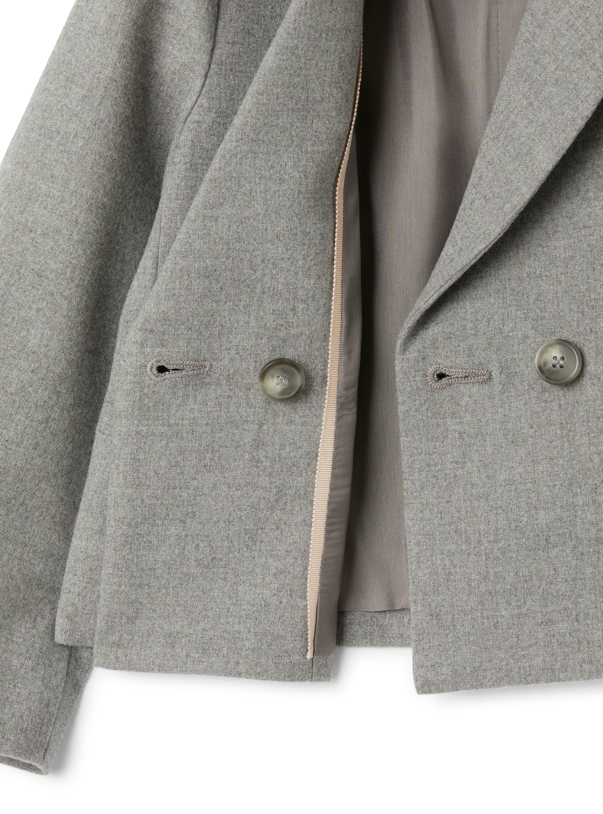 Double-breasted blazer in techno-wool