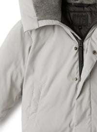 Technical nylon down jacket