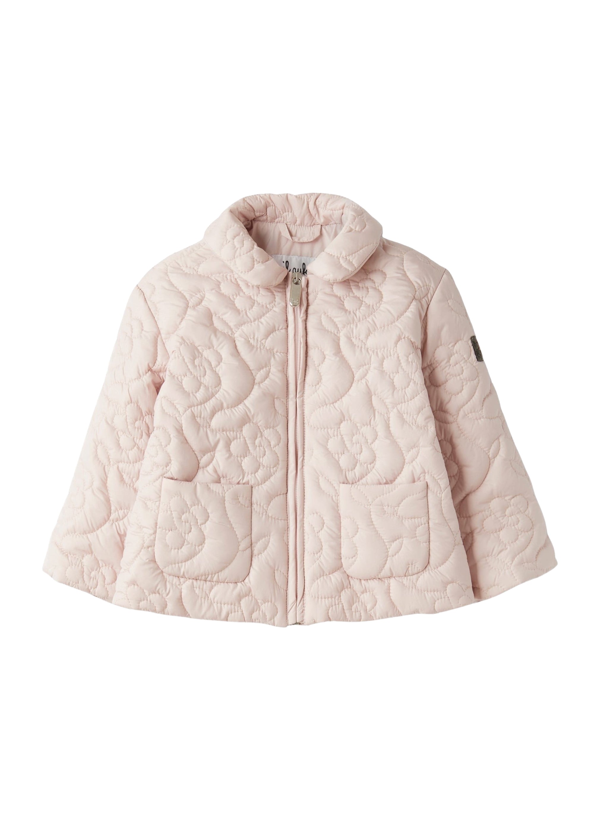 Floral quilted pattern jacket
