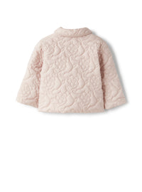 Floral quilted pattern jacket