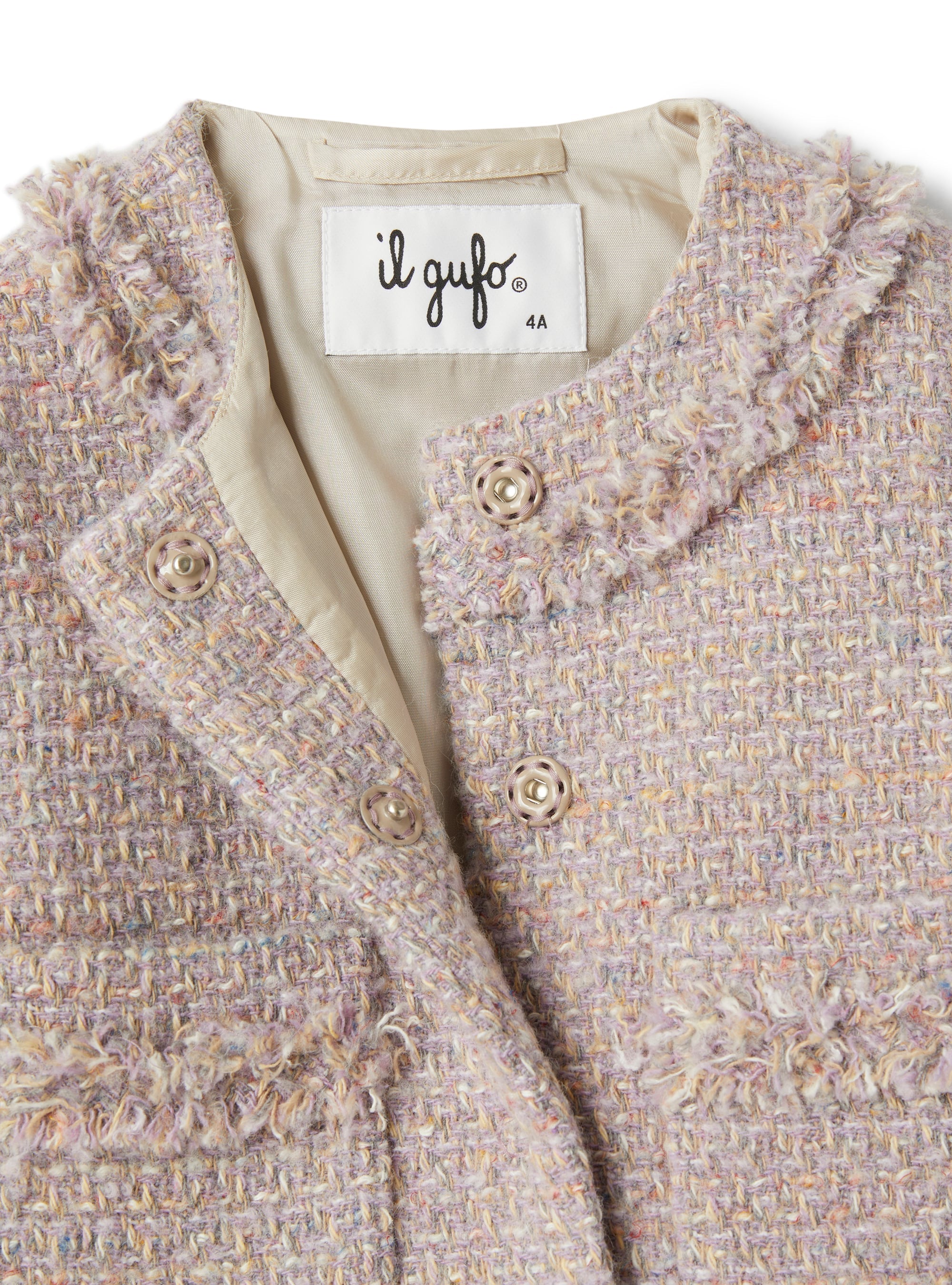Boxy tweed jacket