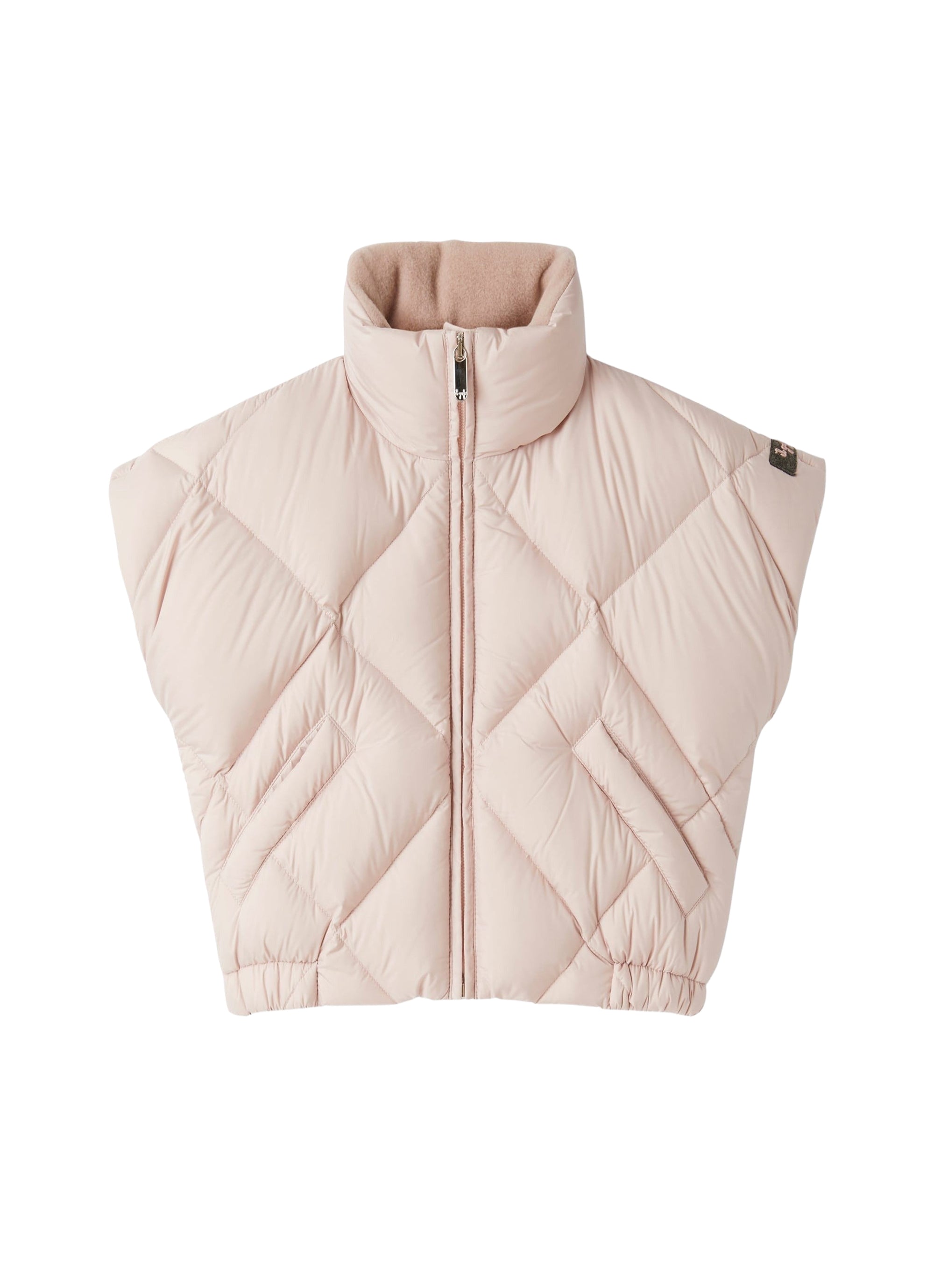 Boxy padded vest