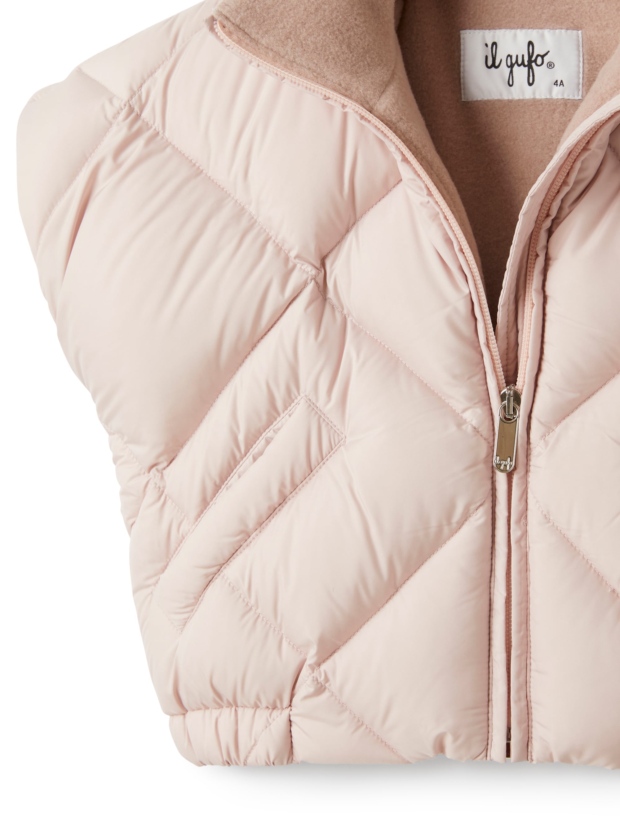 Boxy padded vest