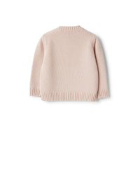 Organic cotton sweater with bear