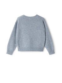 Wool sweater with polar bear
