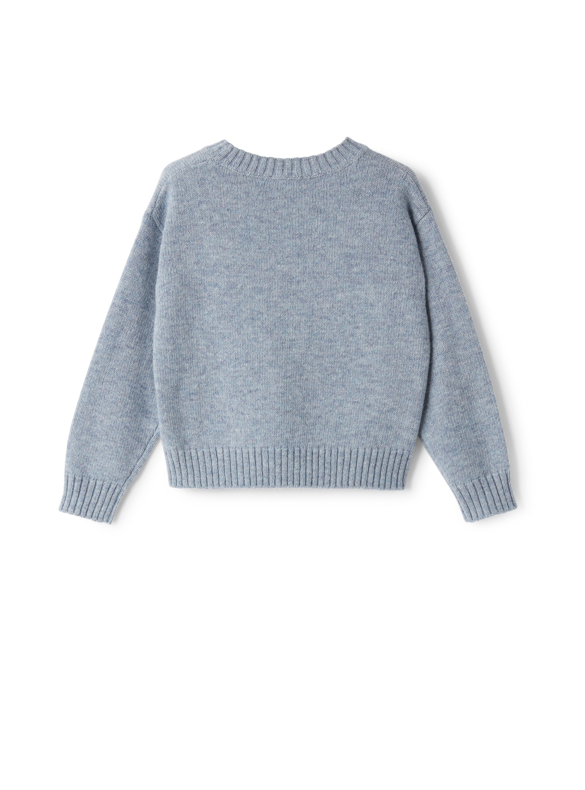 Wool sweater with polar bear