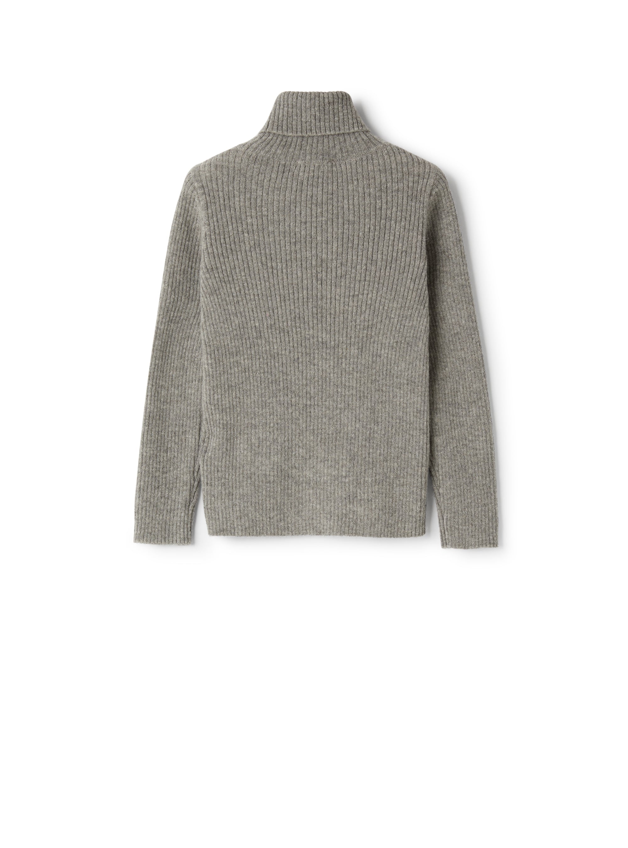 High-neck wool sweater