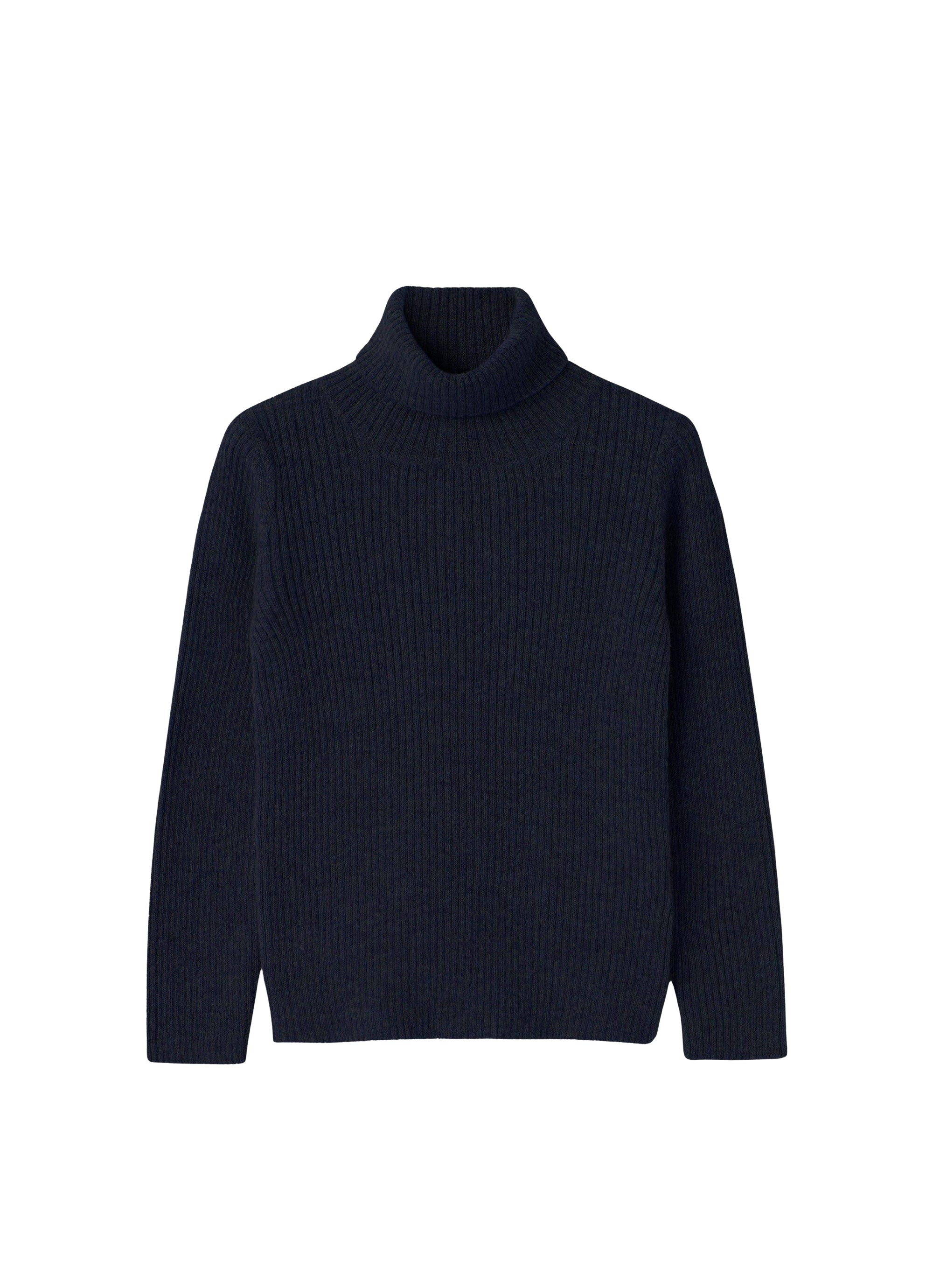 High-neck wool sweater