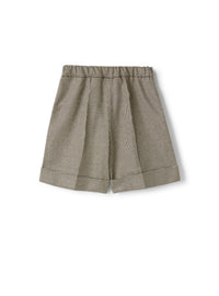 Lurex houndstooth bermuda shorts