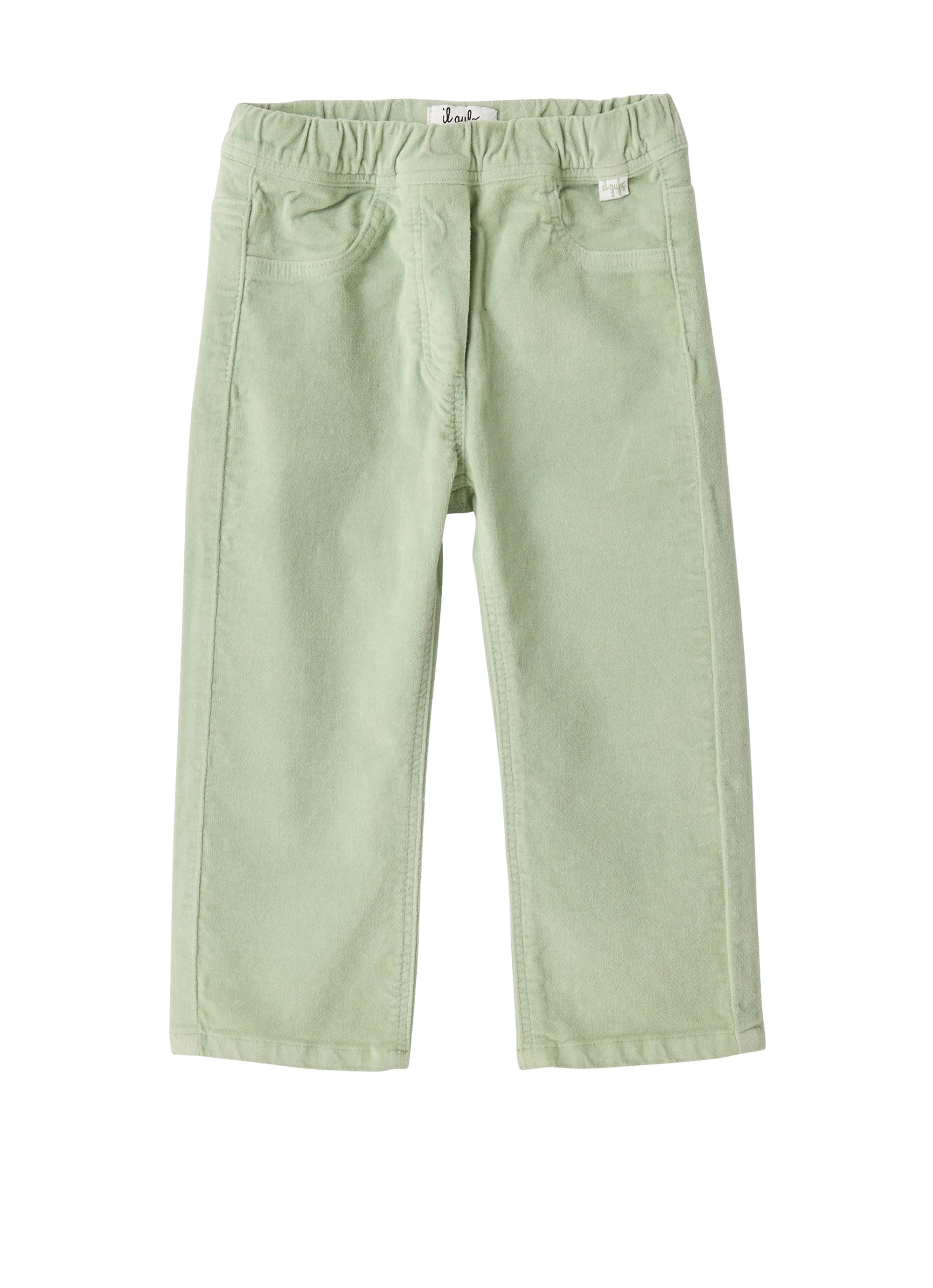 Smooth velvet trousers
