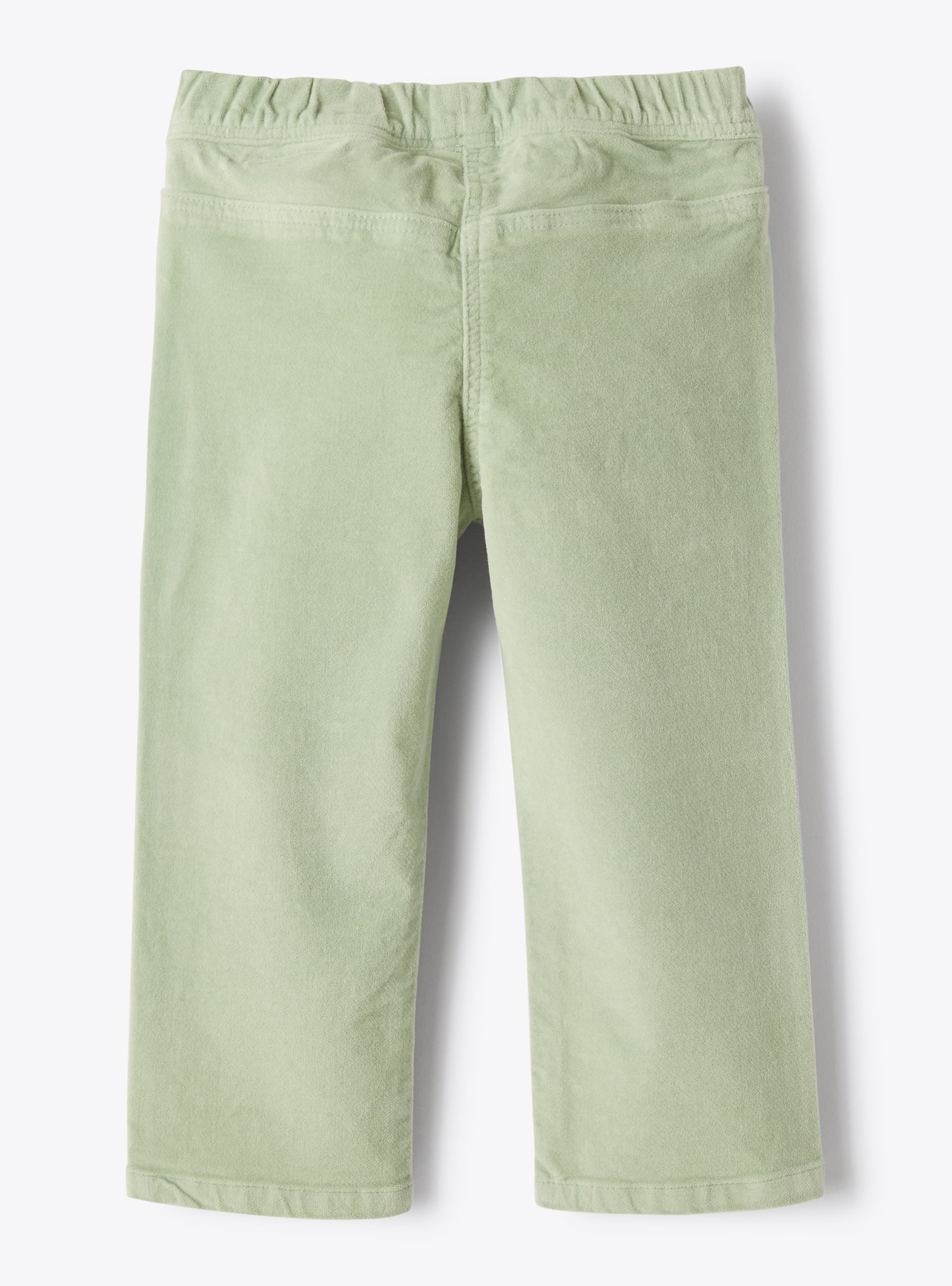 Smooth velvet trousers