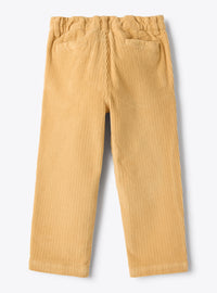 Cotton corduroy trousers with ribbing