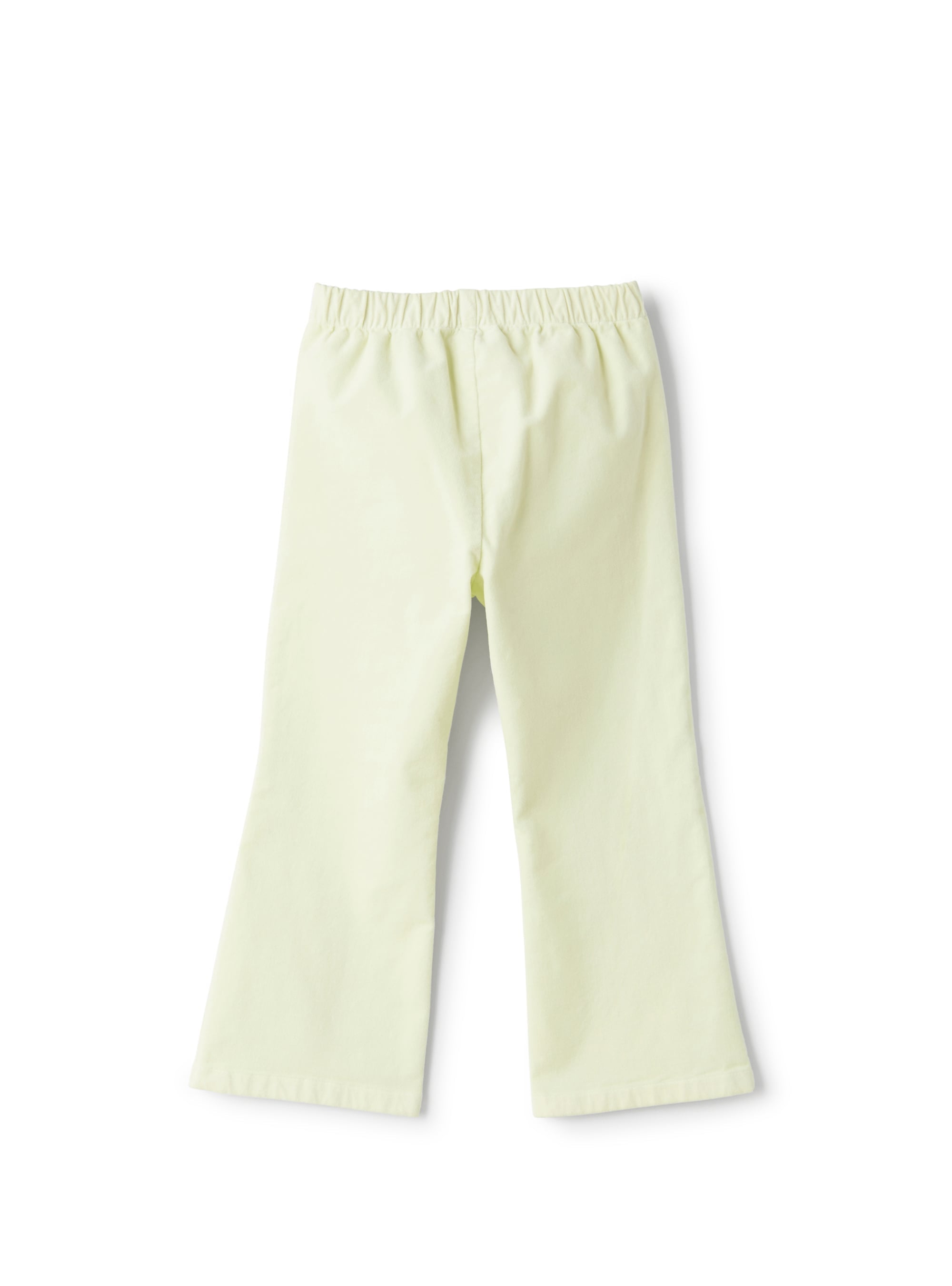 Flared velvet pants