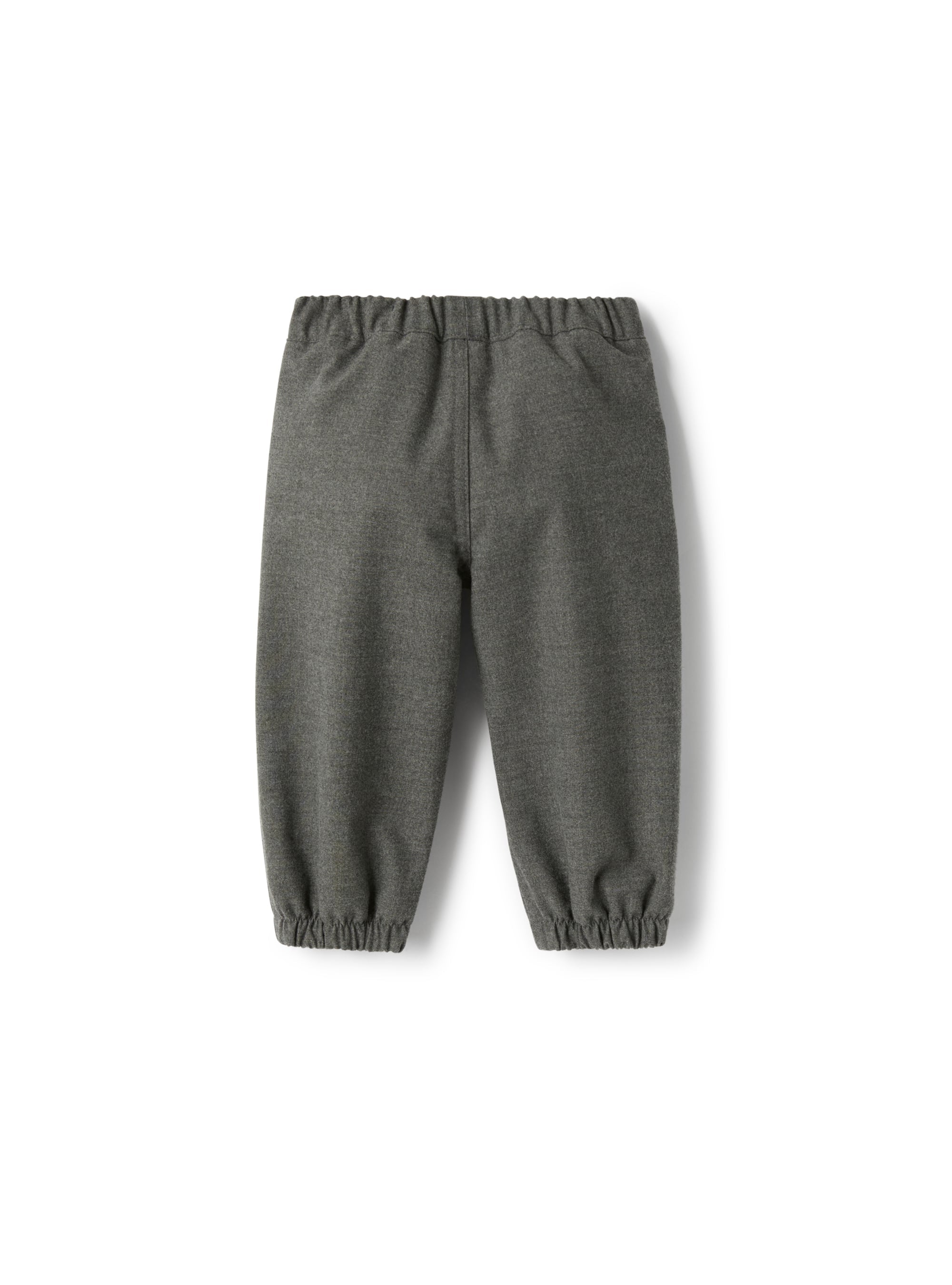 Wool blend trousers