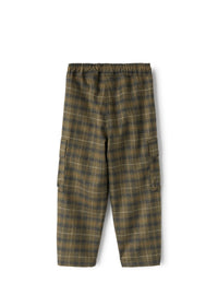 Cargo pants check pattern