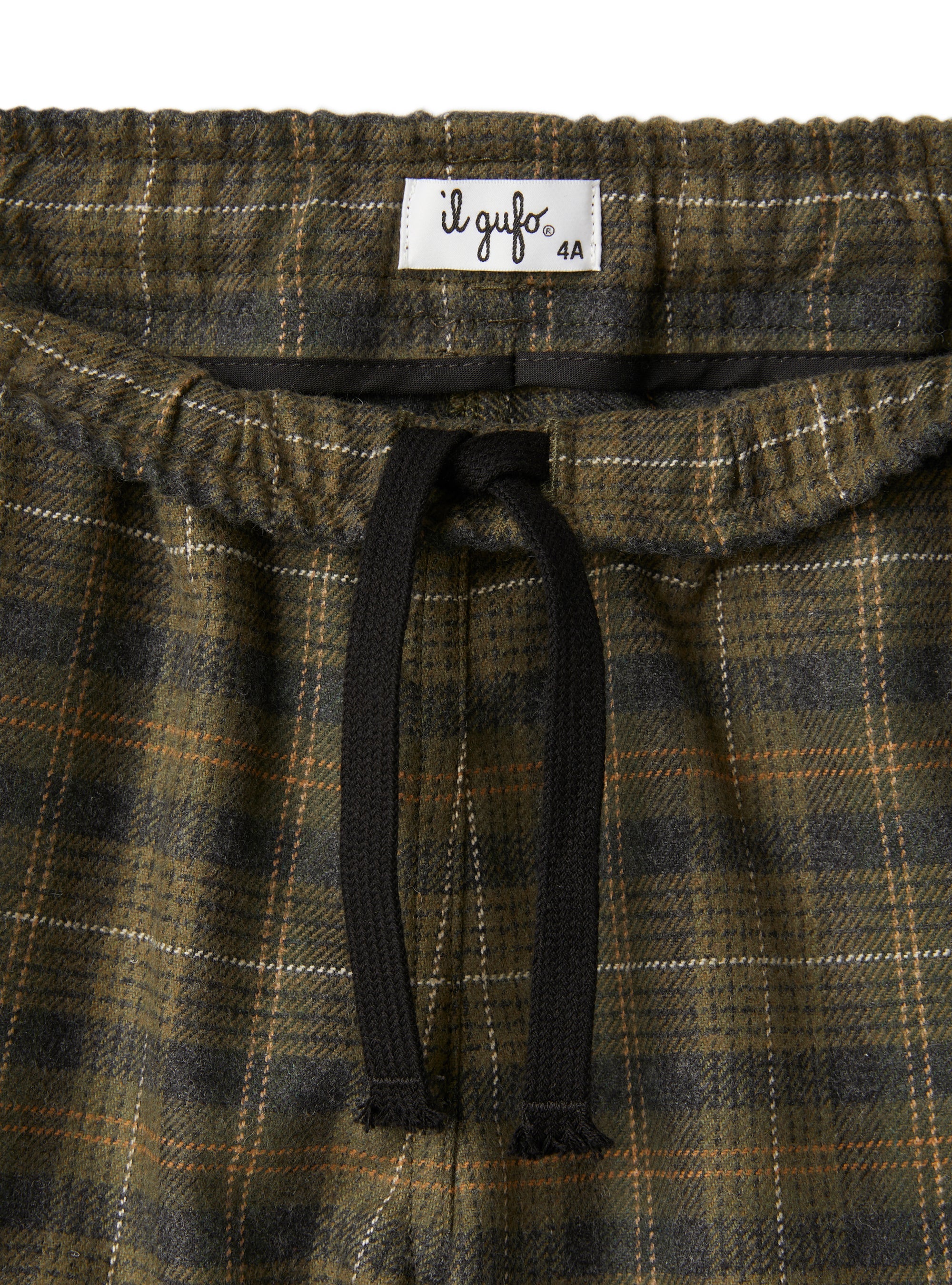 Cargo pants check pattern