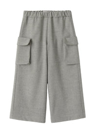 Palazzo pants in techno-wool