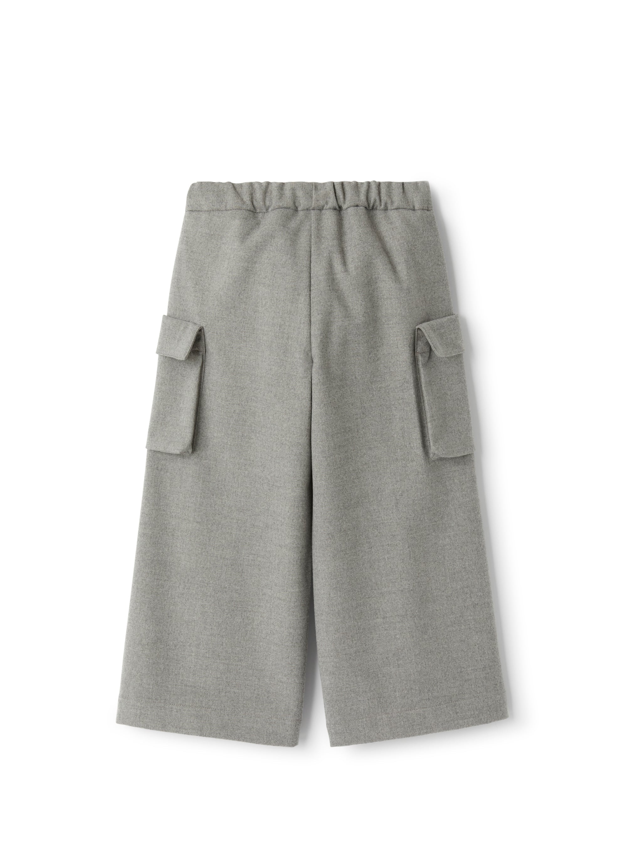 Palazzo pants in techno-wool