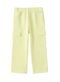 Cargo pants in brushed cotton fleece
