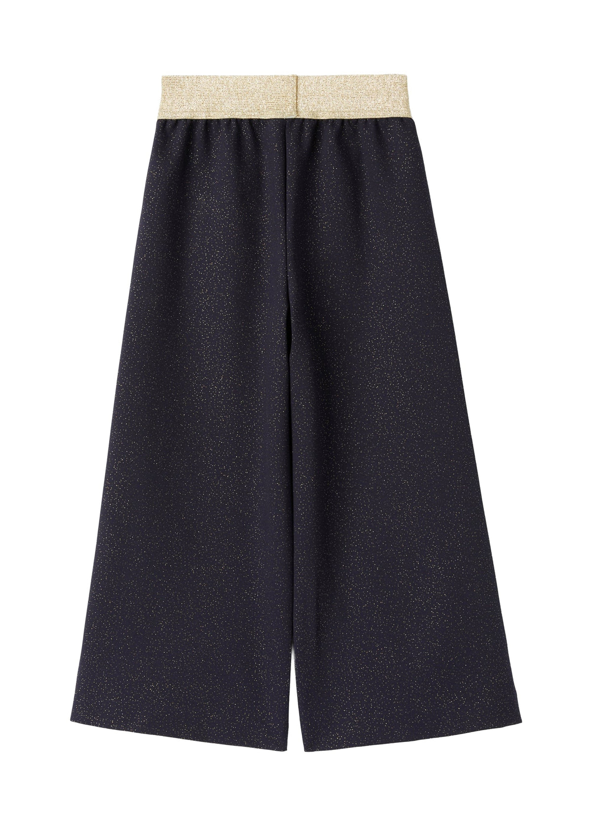 Pantalon palazzo en Punto Milano - Blue